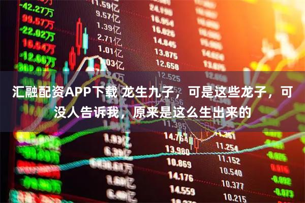 汇融配资APP下载 龙生九子，可是这些龙子，可没人告诉我，原来是这么生出来的